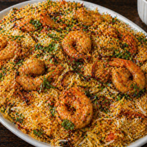 shrimp biryani