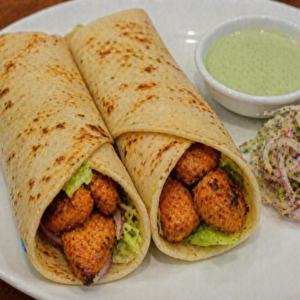 chicken tikka rolls